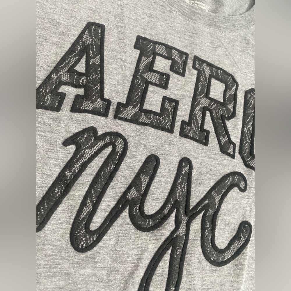 Y2K Aeropostale gothic lace graphic tee - Picture 2 of 3